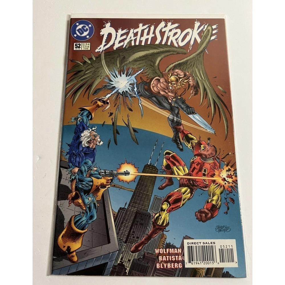 Deathstroke The Terminator #52 Predators! Guest-starring Hawkman! Rose Wilson!